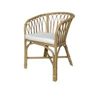 DKD Home Decor Silla de Bambú y Ratán Natural
