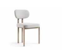 DKD Home Decor Silla de Poliéster y Hierro Gris y Marrón Claro