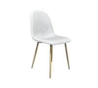 DKD Home Decor Silla de Poliéster y Hierro Símil Madera
