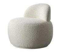 DKD Home Decor Sillón Borreguito Blanco