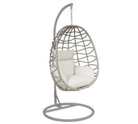DKD Home Decor Sillón Colgante de Ratán Sintético con Cuerda