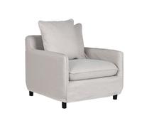 DKD Home Decor Sillón de Poliéster Desenfundable Beige