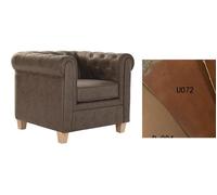 DKD Home Decor Sillón de Poliéster y Madera Marrón