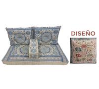 DKD Home Decor Sillon Set 4 Algodon Multicolor
