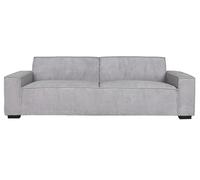 DKD Home Decor Sofá Cama de Pana Gris Claro 230x94x75 cm