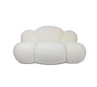 DKD Home Decor Sofá Nube Borreguito Blanco