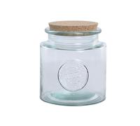DKD Home Decor Tarro de Vidrio Reciclado con Corcho 1.5L
