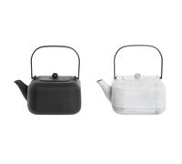 DKD Home Decor Teteras de Hierro Colado e Inox 1,2L (Pack de 2) de Colores Surtidos