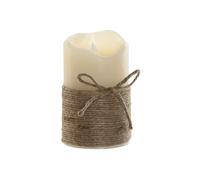 DKD Home Decor Vela LED Cera Parafina 7,5x7,5x12,5 165g