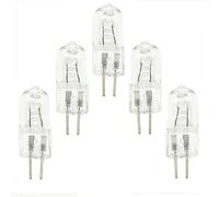 DLEDMOP bombillas de halógeno Bombillas Halógenas G4 220V 20W Bombillas Halógenas Regulables Bombilla De 2 Pines Blanco Cálido 2700K Cápsula Transparente,20W,5 Uds.
