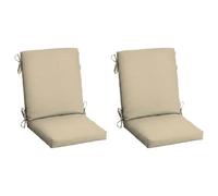 DLLDLGG Cojines De Respaldo Alto para Sillas De Comedor Uso Interior Exterior, Cojines Impermeables para Mecedoras Y Sillas Deslizantes, Asiento De Espuma Viscoelástica, Cojín para Silla Adirondack