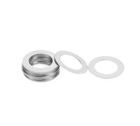 DLNTXFDG 10 piezas/100 Piezas M3 a M40 arandela Plana de Acero Inoxidable Junta Ultrafina Junta de Ajuste de Alta precisión(M10x12 20pcs,0.2mm Thickness)
