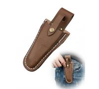 DLPRK Funda de Cuero para Podadora de Jardín, Soporte para Alicates de Poda, Funda para Tijeras de Podar Herramientas de Jardín, Funda para Tijeras Electricista y Jardinería, Tijeras