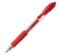 Dlugopis zelowy Pilot G-2 Czerwony Fine