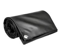 DMCHENGMA Lona Impermeable de Lona Resistente, Lona Negra de Cubierta Vegetal de 1,2x1,8m/1,5x2m/2x3m/3x4m(1.8x2.4m)