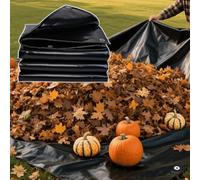 DMCHENGMA Lona Negra Resistente, Cubierta de Lona Impermeable de 500 g/㎡ con Bordes Reforzados, toldo Resistente a los Rayos UV para Muebles de jardín, caravanas y Suelos de Camping(1.8x2.4m)