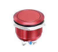 DMiotech Interruptor De Pulsador De 22mm / 7/8" IP66 1NO 0-250V 5A Rojo