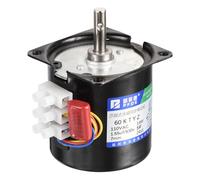 DMiotech Motor Síncrono De Reducción AC 60KTYZ AC110V 5RPM Motor AC 250N.CM CW/CCW Caja De Engranajes Eléctrica De Bajo Ruido Para Control De Automatización De Instrumentación