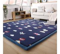 Dmkjdzsw Alfombra De Habitacion Bebe, Niña Niño De Juego Alfombra, Ultra Suaves Estera de Antideslizantes, Adecuadas para Gatear y Jugar-Hot Air balloon-150 * 200cm