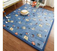 Dmkjdzsw Suave Franela Grande Alfombra,Ultra Suaves Estera de Antideslizantes,Alfombras de Juegos,para Sala de JuegosSofá, Silla Cojín, Decoración de Habitación-H-120 * 150cm
