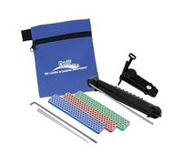 DMT Aligner Kit Deluxe - Pack de 3 afiladores Diamond Whetstone, 1 afilador estriado