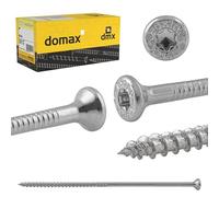 DMX - Torx - Paquete de 200 tornillos para madera - Para paneles de aglomerado - Tornillos 5,0 x 90 mm - Tornillos de construcción - Tornillos para terraza - Torx - Tornillos con cabeza avellanada