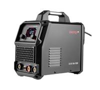 Dnipro-M Soldador MIG FLUX MMA 120A LIFT TIG, Soldador Inverter Sin Gas con Control Sinérgico, 230V, Hot Start, Arc Force, Anti Stick, Pantalla LED, Hilo Flux 0,8-1,0 mm. SA i120