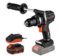 Dnipro-M Taladro Atornillador a Batería 20V Sin Escobillas, 160 Nm, Portabrocas 13mm, Solo 1,1 kg - CD-202BC ULTRA + Batería 4.0Ah + Cargador