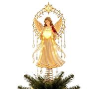 do De Copa De Árbol Navideño un Elegante de Escena | Figura de Reno y Ángel para la Copa del Árbol Navideño Para Fiesta Escuela Evento Jardín Salón