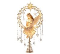 do De Copa De Árbol Navideño un Elegante de Escena | Figura de Reno y Ángel para la Copa del Árbol Navideño Para Fiesta Escuela Evento Jardín Salón