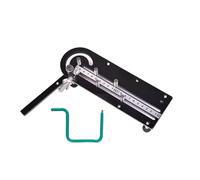 Dobladora de alambre portátil - Alicates mecánicos resistentes de agarre ergonómico, bloque de modelado de ángulo de precisión, troquel manual de forma de conducto, dispositivo de fabricación de