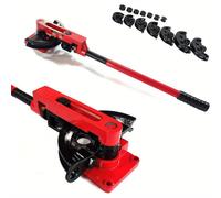 Dobladora manual de tubos - Máquina dobladora de tubos - Kit de doblado de tubos - Formador de tubos de metales - Máquina para doblar tubos