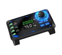 Doble canal para generador pwm para módulo de pulso de 3.3V-24V, 1Hz-150kHz | 1Hz-150kHz para frecuencia, 0-100% ciclo de trabajo, ajuste de fase, carcasa ABS, pantalla digital, para proyectos