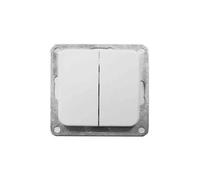 DOBLE CONMUTADOR EMPOTRAR "SERIE TERM" EDM (BOLSA BLISTER)