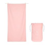 Dock & Bay Toalla de Playa Ligera - Secado Rápido, Sin Arena - Materiales 100% Reciclados - Funda Incluida - Essential - Pink, Extra Large (200x90cm, 78x35)