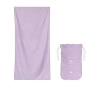 Dock & Bay Toalla de Playa Ligera - Secado Rápido, Sin Arena - Materiales 100% Reciclados - Funda Incluida - Essential - Meadow Lilac, Large (160x90cm, 63x35)
