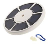 Docooler 26 LEDs Lámpara solar resistente al agua. Luz para asta de bandera. Se ajusta a 4,5 m (26 LED)