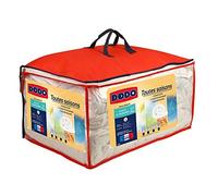 Dodo 25665 4 Estaciones Funda de edredón de 220 x 240 cm, poliéster, Color Blanco