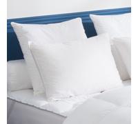 DODO Almohada cilíndrica FERME - Mullida y antiácaros. Color Blanco