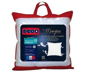 Dodo Almohada de plumas de ganso MORZINE Anti-Acarion Blanco 65x65cm