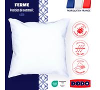 DODO Almohada FIRME - Ultrasuave y Antiácaros. Color Blanco