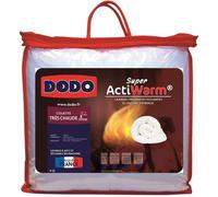 DODO Couette tres chaude 450g/m2 SUPER ACTIWARM 240x260 cm blanc