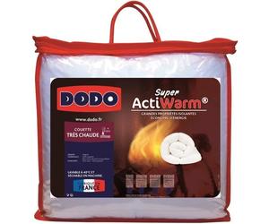 Dodo Edredón muy caliente 450g/m² blanco 240x260 cm