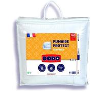 Dodo Edredón Nórdico Templado 140x200 cm 1 Persona Protección Antiinsectos Antiácaros 300 g/m² Blanco Hecho en Francia DOD3307419674080