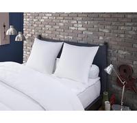 Dodo | Juego de 2 Almohadas Naturales de 60 x 60 cm | Comodidad Firme | 2 Almohadas Meribel 100% Plumas, Suave y termorregulante, Fabricado en Francia, Lavable a máquina a 40 °C