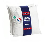 Dodo Lot x2 Oreillers Moelleux Arizona Almohada, Adultos Unisex, Multicolor (Multicolor), 60x60