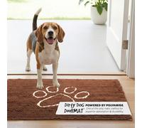 Dog Gone Smart Doormat Medium Almond Dirty Dog Felpudo Mediano Almendra, Poliéster, 51 x 79 cm (Rectangular)