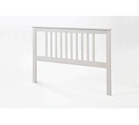 Dogar Moblit Cabecero de Pino Macizo para Cama con Somier de 135cm Color Blanco Translucido Serie Alme Medidas (100x145x2) cm (Alto-Ancho_Fondo) Requiere Montaje