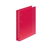Dohe 90400 - Carpeta polipropileno, 4 anillas de 25 mm, A4, color rojo