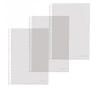 Dohe 90584 - pack de 100 fundas multitaladro, folio, cristal